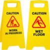 %4 kg ABC Fire extinguisher red bottle-Rhino safety solution% Caution sign board
