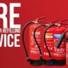 %4 kg ABC Fire extinguisher red bottle-Rhino safety solution% fire extinguisher (Refilling)ABC