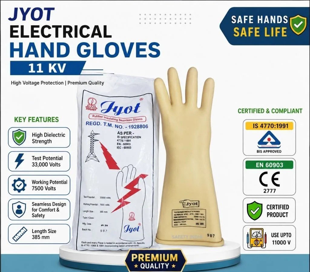 Jyot-11KV-Electrical-Hand-GloveS 1 11 KV electric gloves